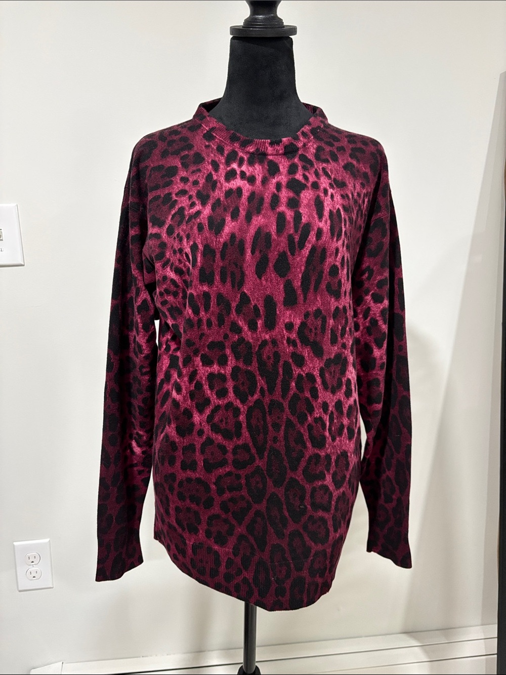 DOLCE & GABBANA Tunic crew sweater. SZ 42